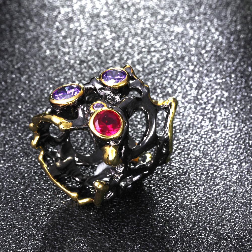 Gothic Black Ring