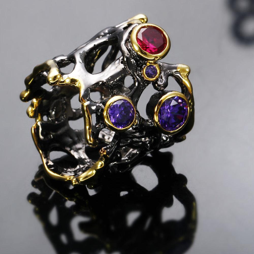 Gothic Black Ring