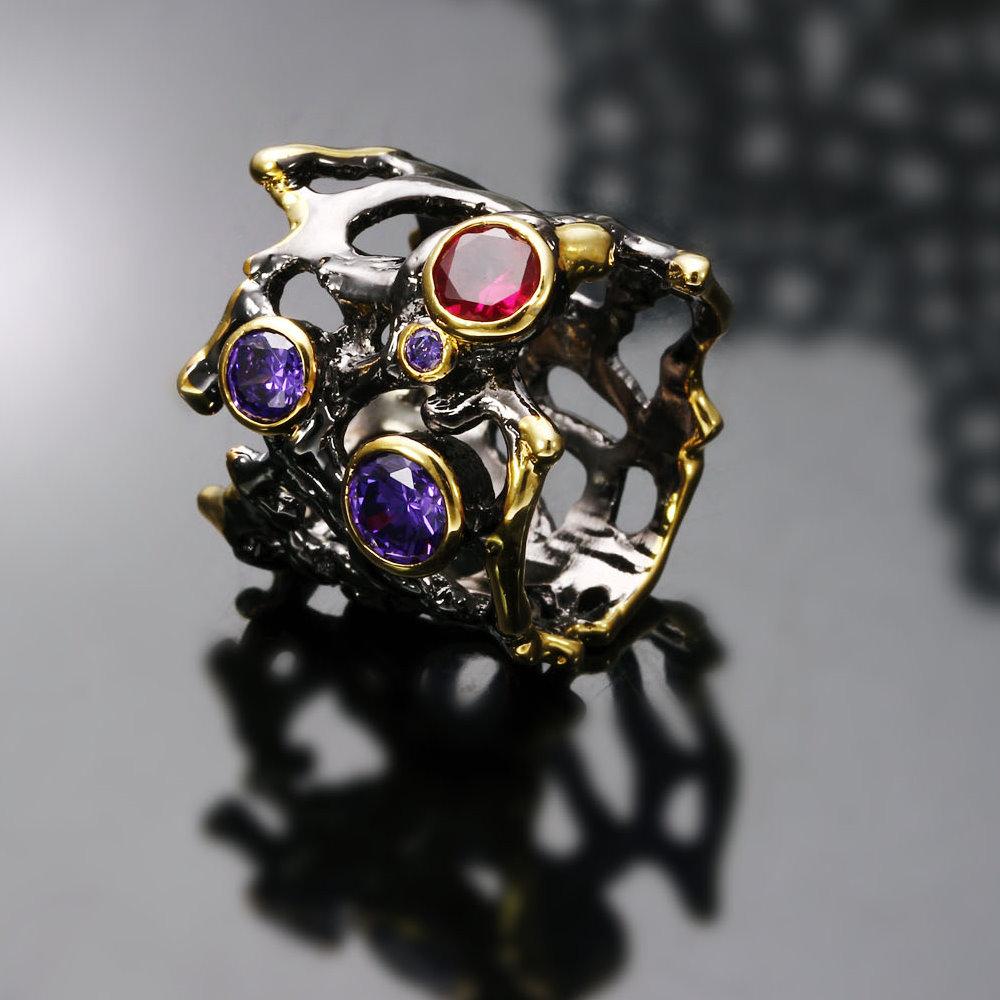 Gothic Black Ring